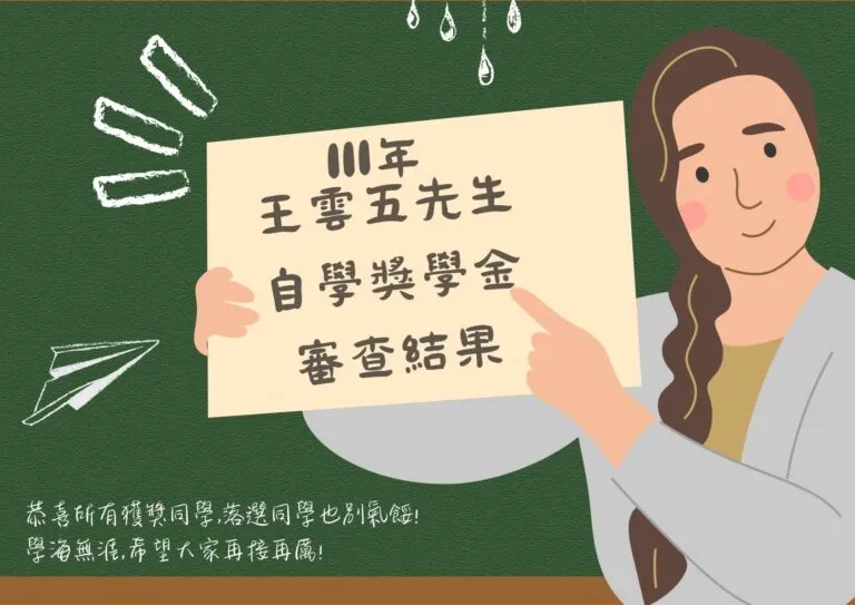 111年自學獎學金審查結果